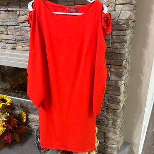 Vince Camuto Fiery Red Dress
